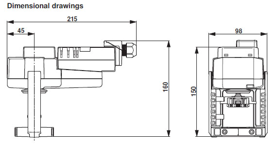 Габаритные размеры SVC24A-SR-TPC Габаритные размеры SVC24A-SR-TPC