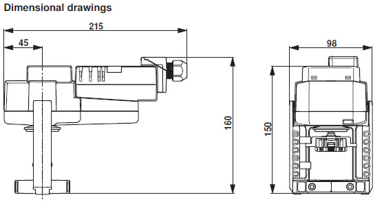 Габаритные размеры SVC24A-SZ-TPC Габаритные размеры SVC24A-SZ-TPC