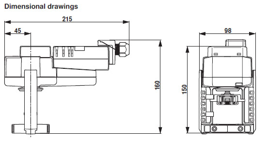 Габаритные размеры NVC24A-MP-TPC 