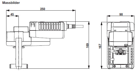 Габаритные размеры NVK230A-3 Габаритные размеры NVK230A-3