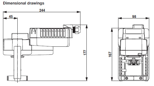 Габаритные размеры NVKC24A-MP-TPC 