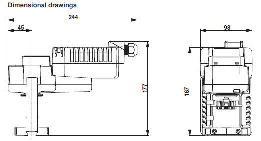 Габаритные размеры NVKC24A-SR-TPC Габаритные размеры NVKC24A-SR-TPC