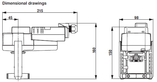 Габаритные размеры SVC24A-MP-TPC 