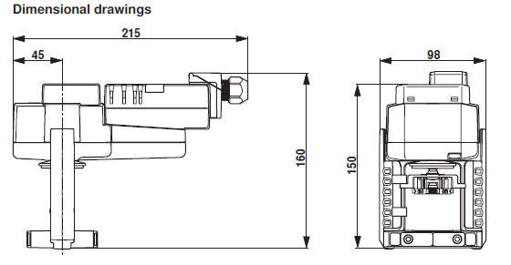 Габаритные размеры SVC24A-SR-TPC 