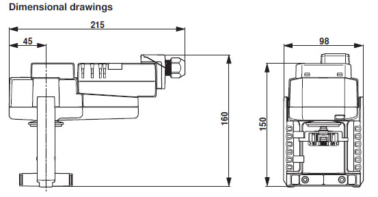 Габаритные размеры SVC24A-SZ-TPC 