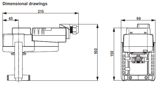 Габаритные размеры NV24A-MP-TPC Габаритные размеры NV24A-MP-TPC