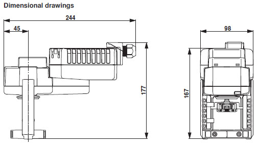 Габаритные размеры NVK24A-MP-TPC Габаритные размерые NVK24A-MP-TPC