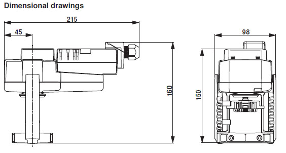Габаритные размеры SV24A-MP-TPC Габаритные размерые SV24A-MP-TPC