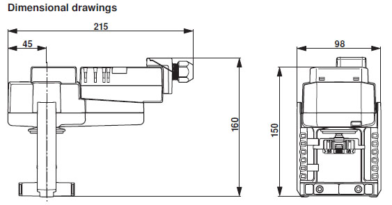 Габаритные размеры SVC24A-SR-TPC 