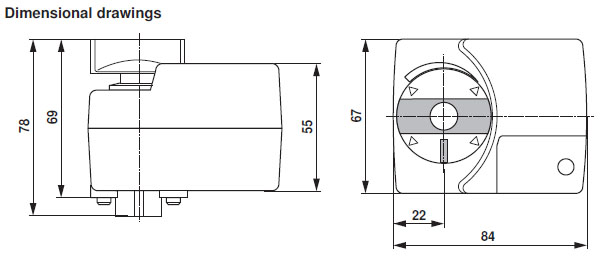 Габаритные размеры TRY230 Габаритные размеры TRY230