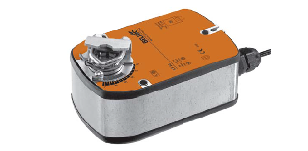 Электроприводы с охранной функцией с пружинным возвратом LF24 (LF24-S) Откр/закр 24В =/~