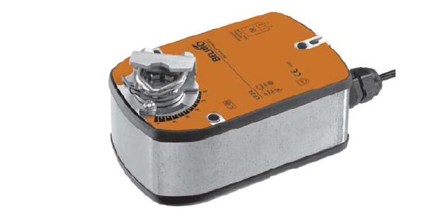 Электроприводы с охранной функцией с пружинным возвратом LF24-SR Плавного регулирования 0…10 В=