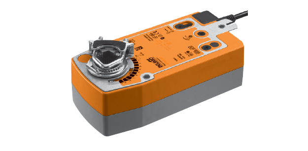 Электроприводы с охранной функцией с пружинным возвратом NF24A Откр/закр 24В =/~