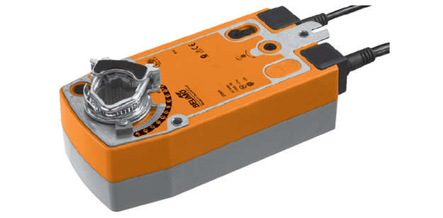 Электроприводы с охранной функцией с пружинным возвратом NF230A-S2 Откр/закр 230В ~, 2 вспомогательных переключателя