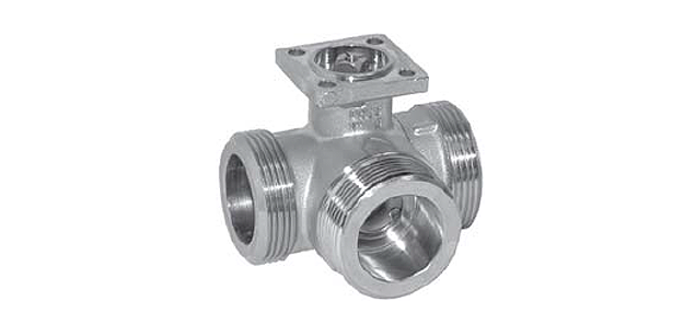 2-ход/3ход регулирующие шаровые краны со стандартными электроприводами R513