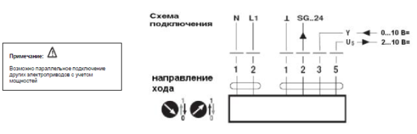 Электрическое подключение LH230ASR100