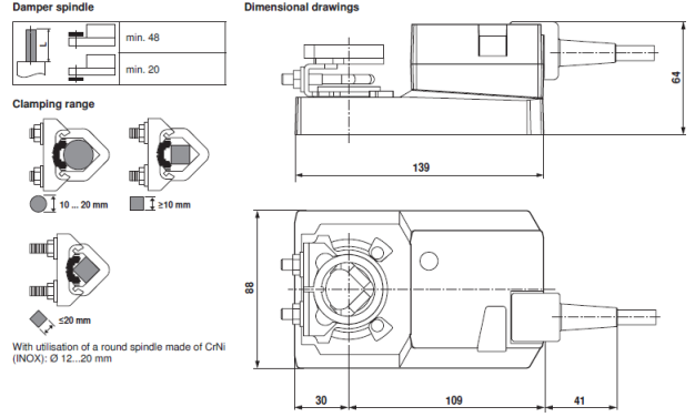 Габаритные размеры SMD24A 