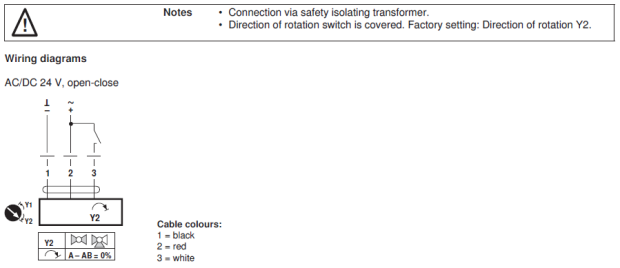 Электрическое подключение DR24A-TP-7 