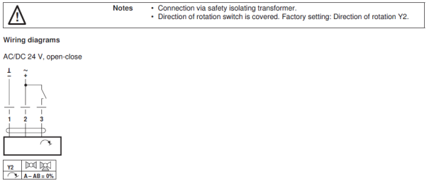 Электрическое подключение DRC24G-T-7 