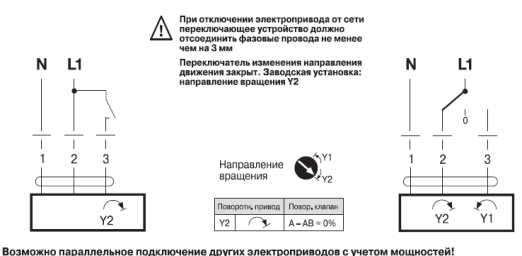 Электрическое подключение GR230A-5