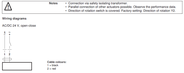 Электрическое подключение GRC24G-5 