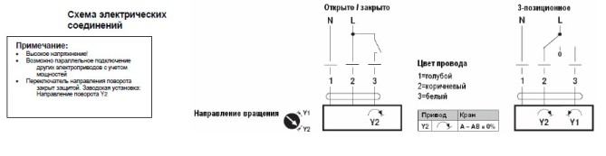 Электрическое подключение SR230P